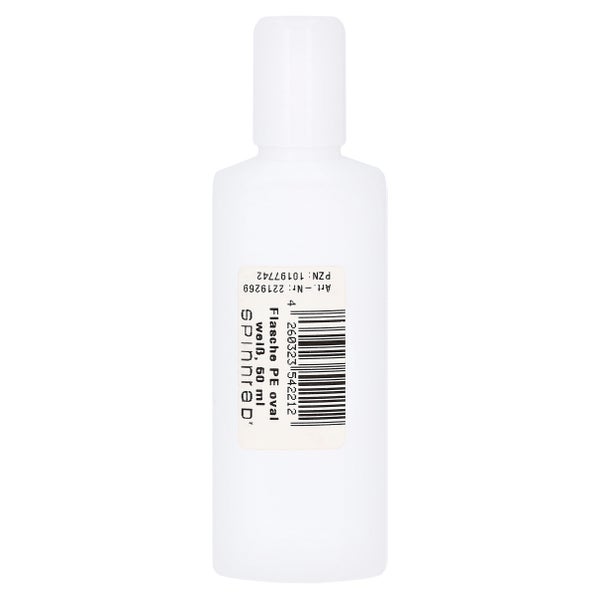 Flasche PE oval weiß 50 ml 1 St