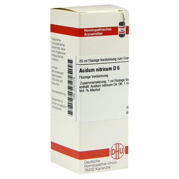 Acidum Nitricum D 6 Dilution 20 ml