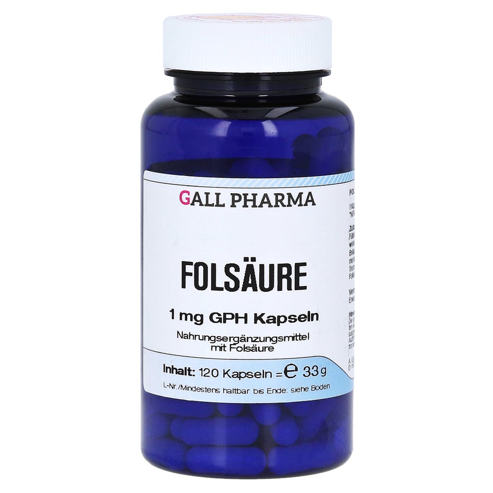 Folsäure 1 mg GPH Kapseln 120 St