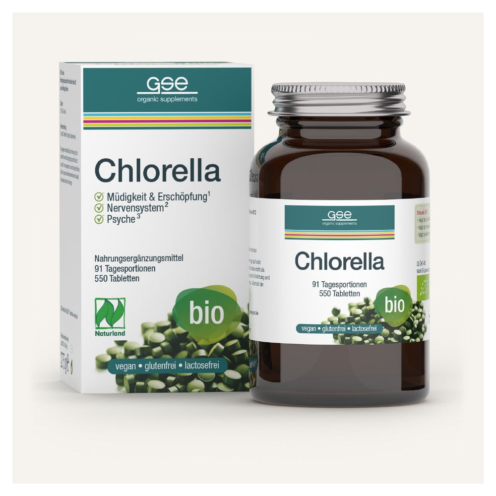 GSE Naturland Bio Chlorella (Tabletten) 550 St