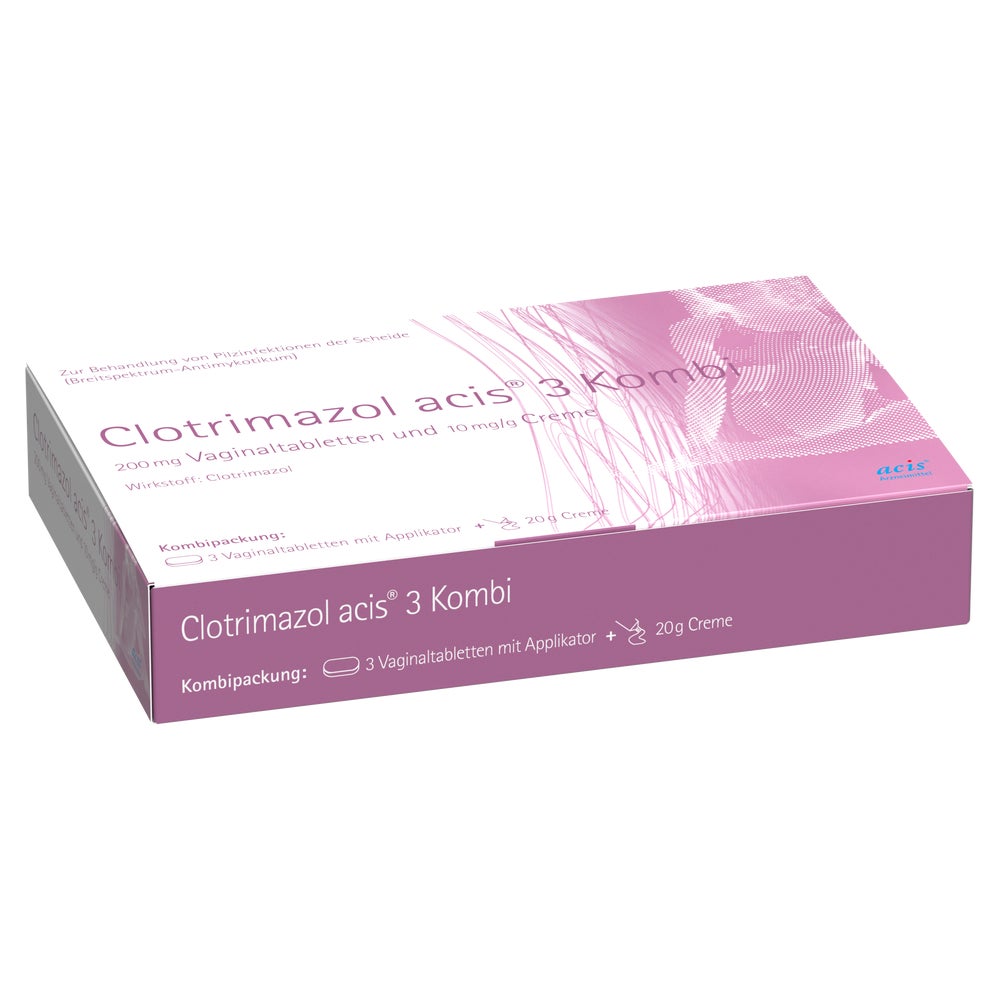 Clotrimazol acis 3 Kombipackung 1 St