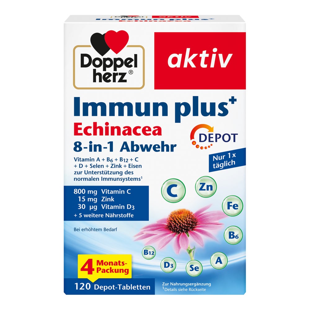 Doppelherz Immun plus Echinacea Depot Ta 120 St