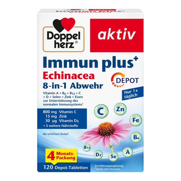 Doppelherz Immun plus Echinacea Depot Ta 120 St