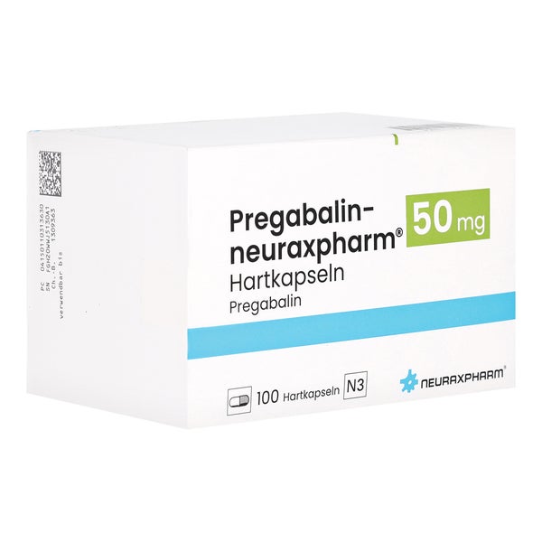 PREGABALIN-neuraxpharm 50 mg Hartkapseln 100 St