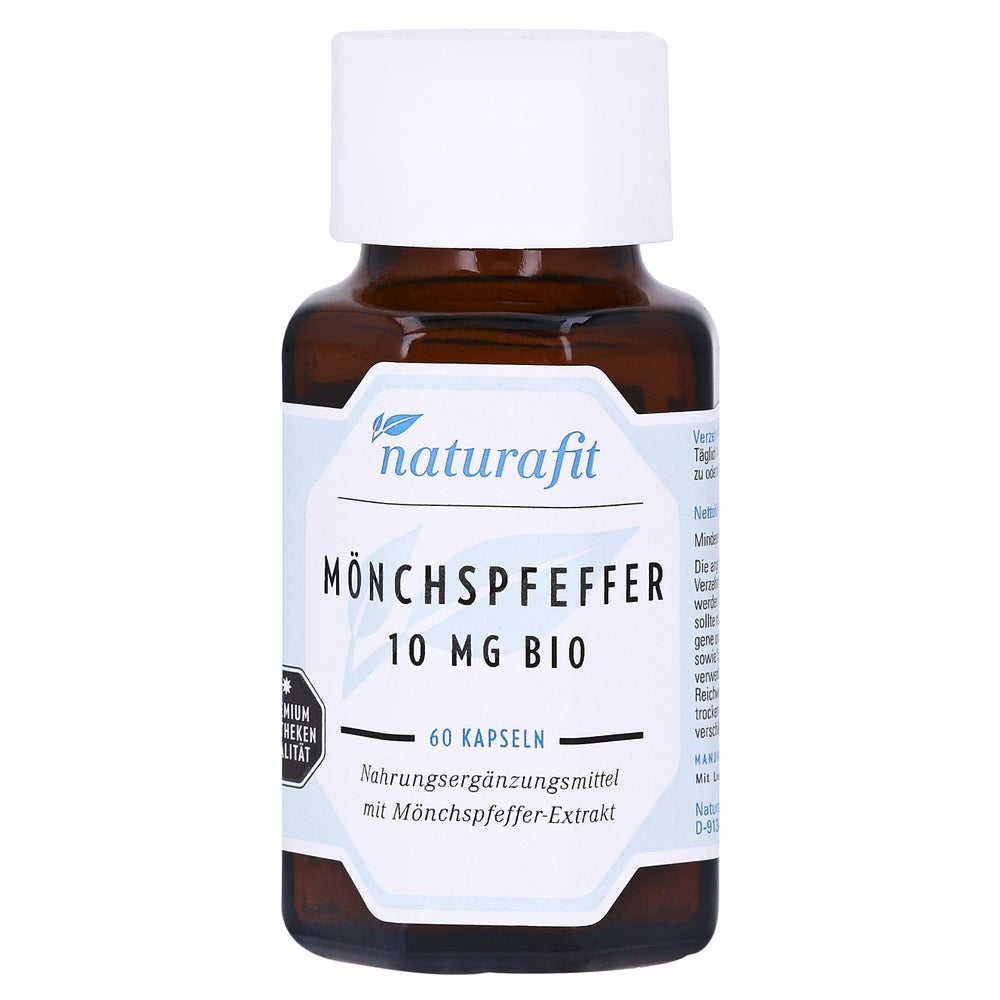 Naturafit Mönchspfeffer 10 mg Bio Kapsel 60 St