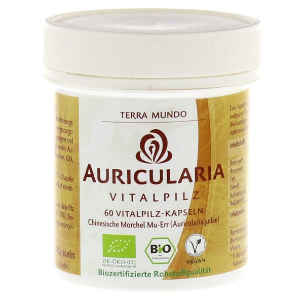 Auricularia Vitalpilz Bio Terra Mundo Ka 60 St