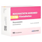 ROSUVASTATIN AXIROMED 5 mg Filmtabletten 98 St