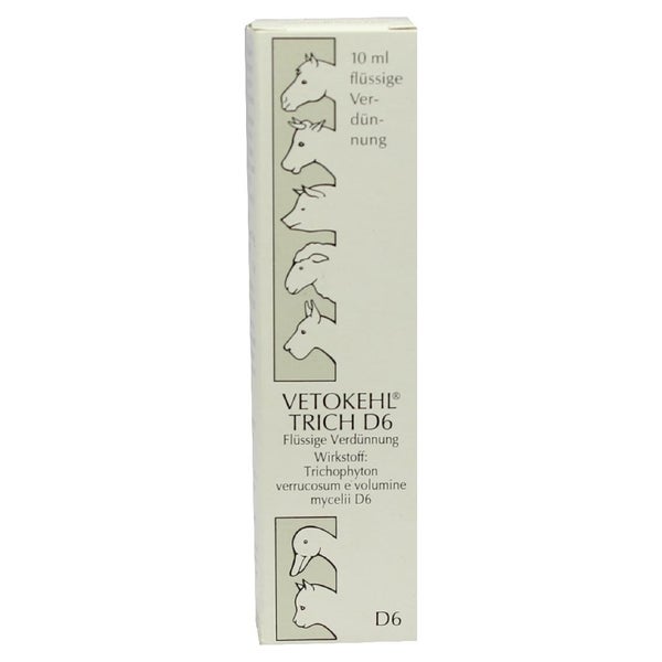 Vetokehl Trich. D 6 Tropfen vet. 10 ml