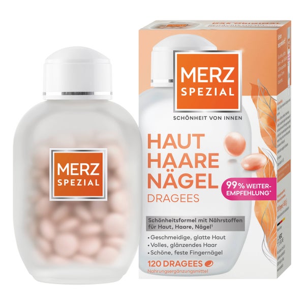 Merz Spezial Haut-Haare-Nägel | Biotin & Zink | 120 Dragees 120 St