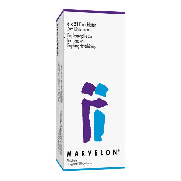 Marvelon Filmtabletten 6X21 St