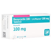 Doxycyclin 100-1a Pharma Tabletten 50 St