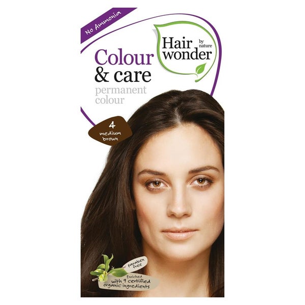 Hairwonder Colour & care medium brown 4 100 ml