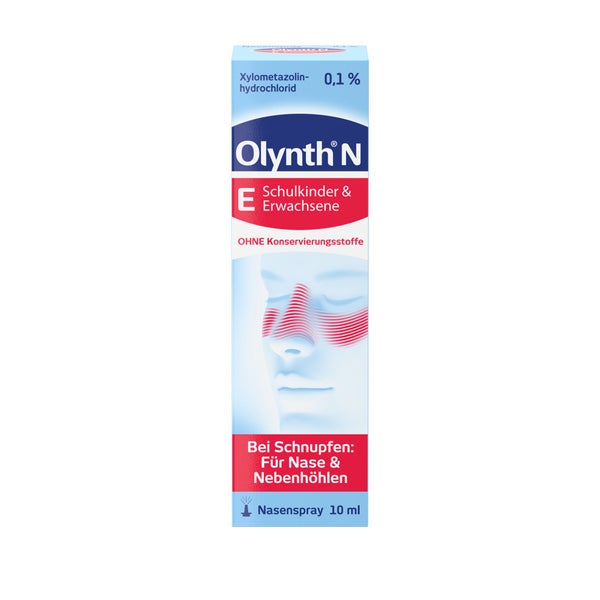 Olynth N 0,1% abschwellendes Nasenspray bei Schnupfen 10 ml