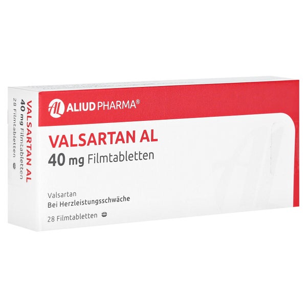 Valsartan AL 40 mg Filmtabletten 28 St