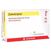 ZOLMITRIPTAN Glenmark 2,5 mg Schmelztabletten 6 St