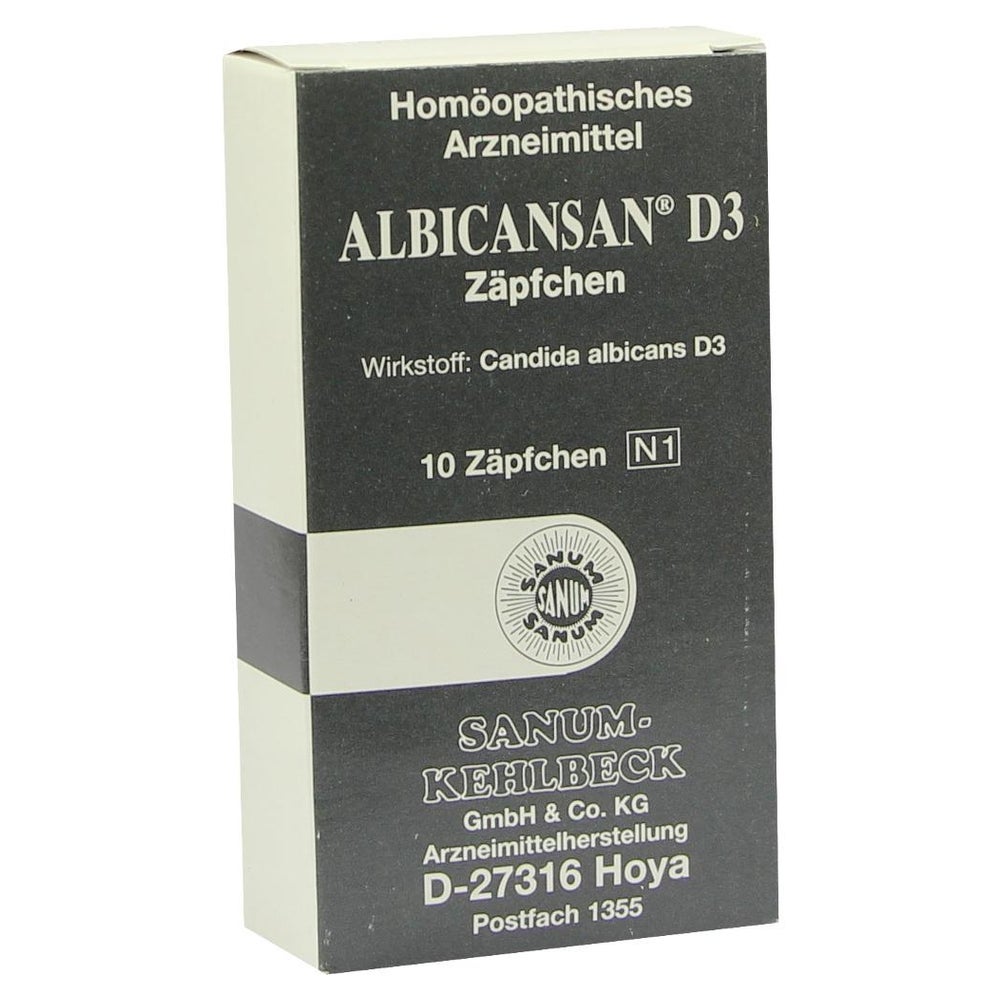 Albicansan D 3 Zäpfchen 10 St
