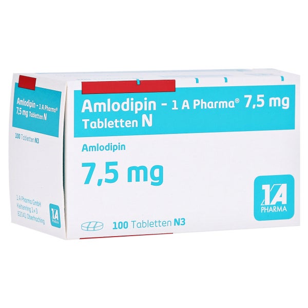 Amlodipin-1a Pharma 7,5 mg Tabletten N 100 St