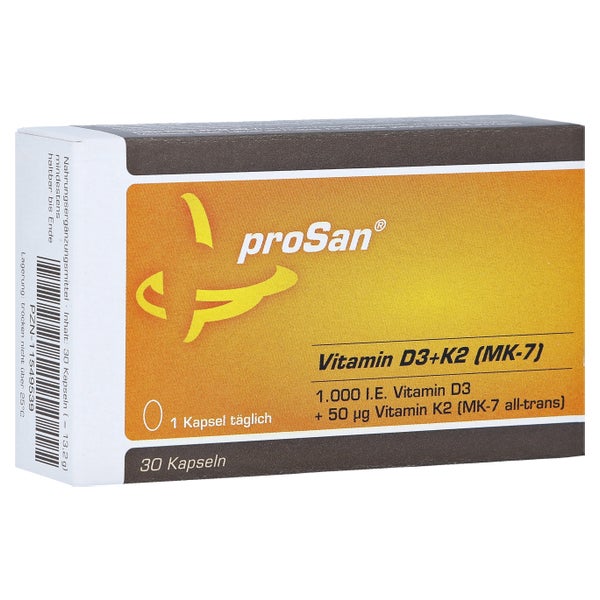 proSan Vitamin D3 + K2 (MK-7) 30 St