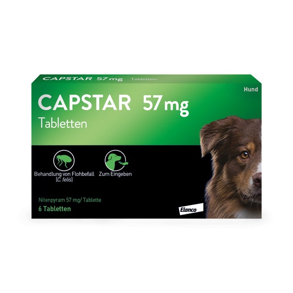 Capstar Tabletten Hunde bis 57 kg 6 St