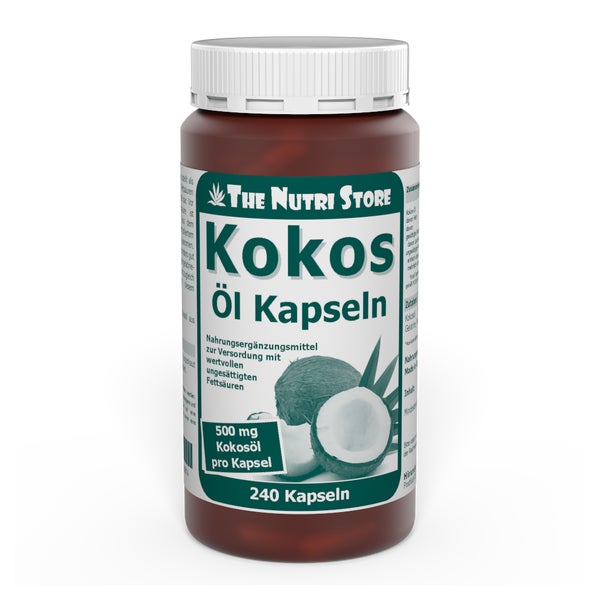 Kokosöl 500 mg Bio Kapseln 240 St