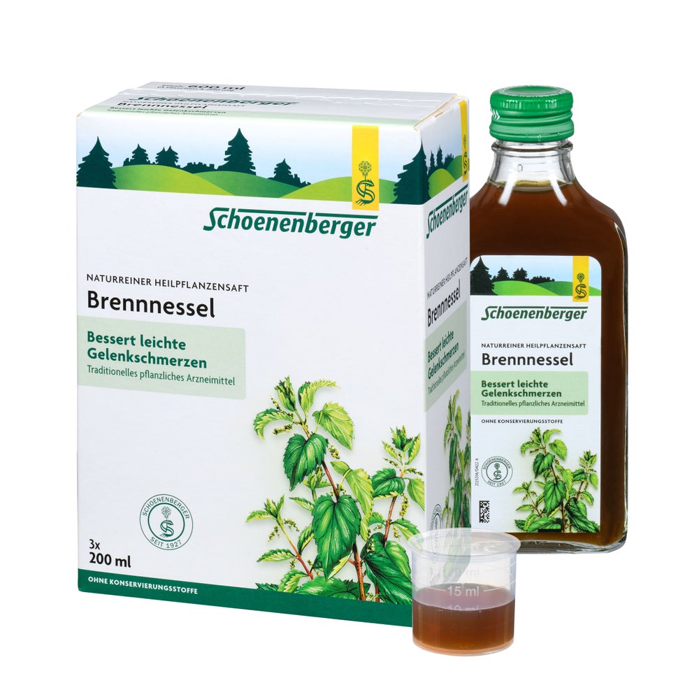 Schoenenberger naturreiner Heilpflanzensaft Brennnessel 3X200 ml