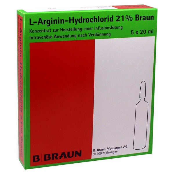L-arginin-hydrochlorid 21% Konzentrat 5X20 ml