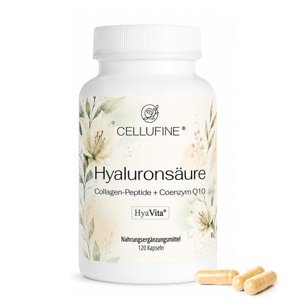 Cellufine® Hyaluronsäure-Kapseln mit Collagen-Peptiden und Q10 – Kapseln 120 St