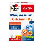 Produktabbildung: Doppelherz® aktiv Magnesium+Calcium+D3 120 St