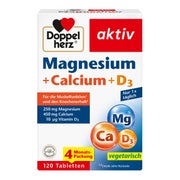 Produktabbildung: Doppelherz Magnesium + Calcium + D3 120 St