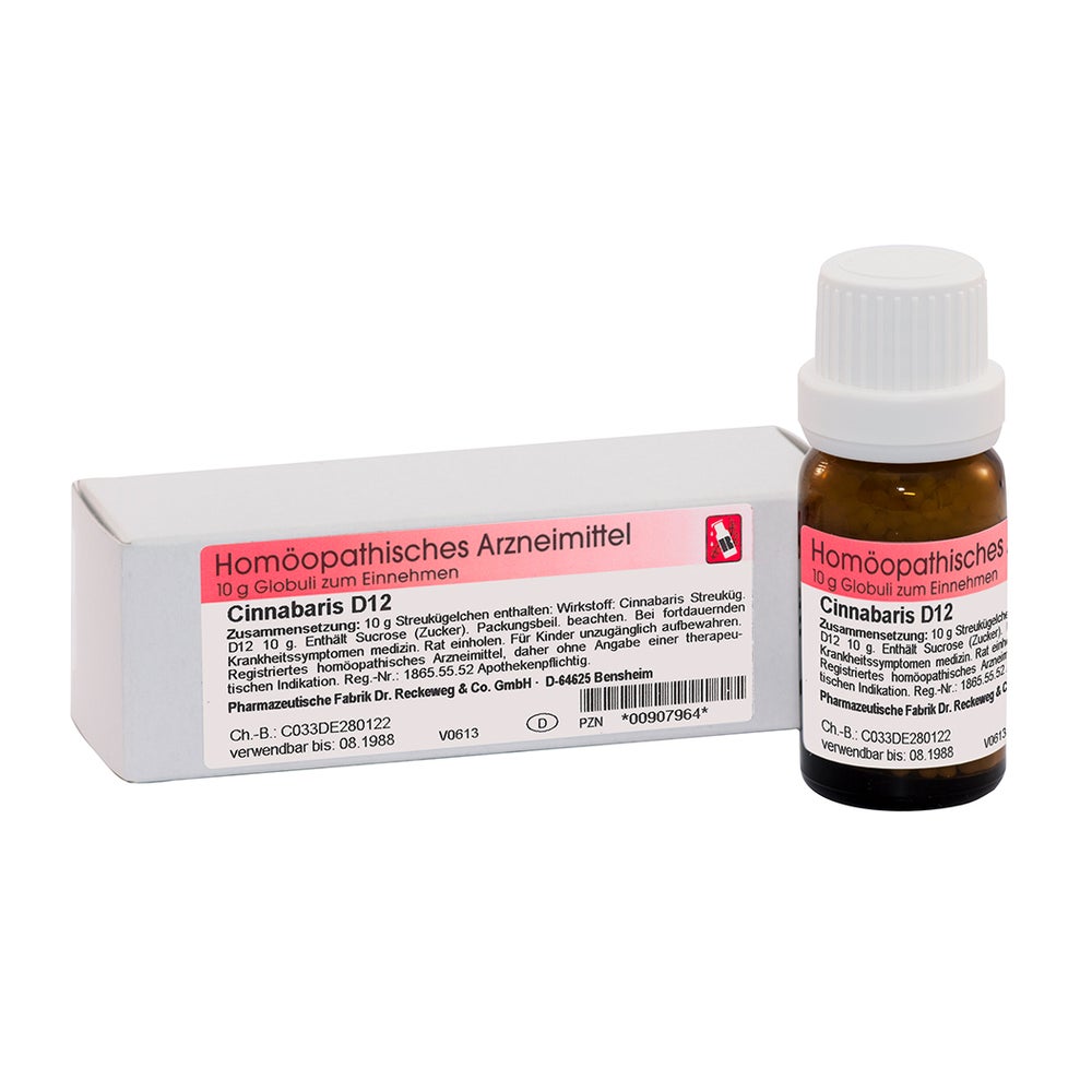 Dr. Reckeweg Cinnabaris D12 Globuli 10 g