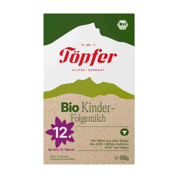 Töpfer Lactana Kinder Bio Folgemilch Pul 500 g