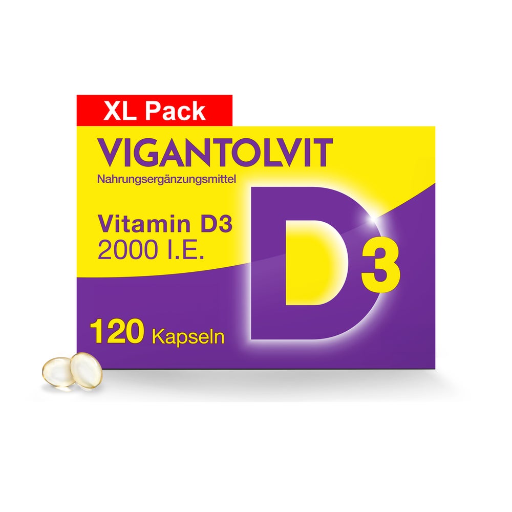 Vigantolvit 2000 I.E. Vitamin D3 120 Weichkapseln