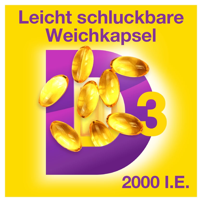 Vitamin D3 2000 I.E. VIGANTOLVIT Weichkapseln 120 St