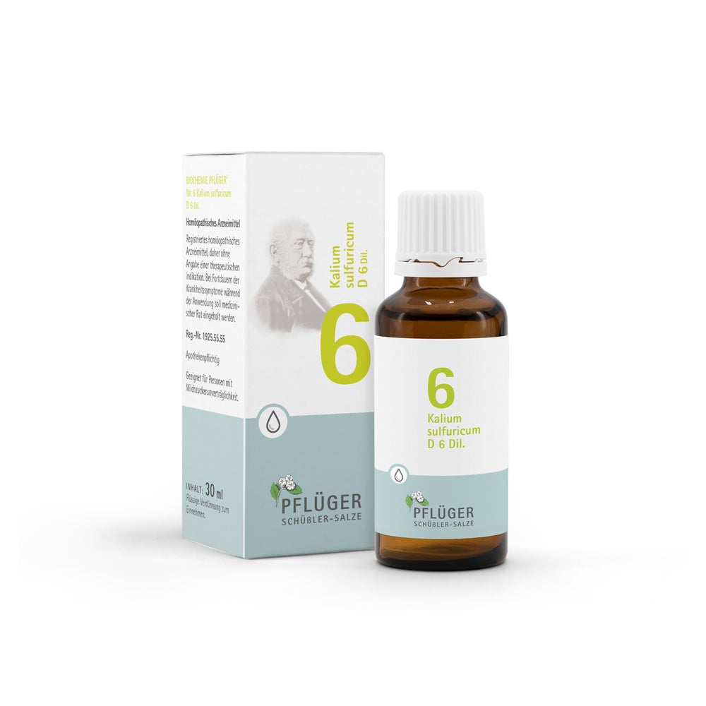 Biochemie Pflüger Schüßler-Salz Nr. 6 Kalium sulfuricum D6 30 ml