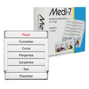 Produktabbildung: MEDI 7 Medikamentendos.f.7 Tage weiß türkisch 1 St