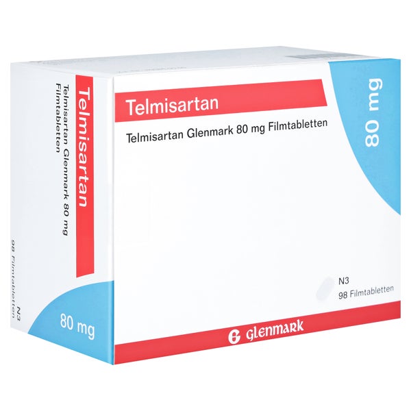 TELMISARTAN Glenmark 80 mg Filmtabletten 98 St