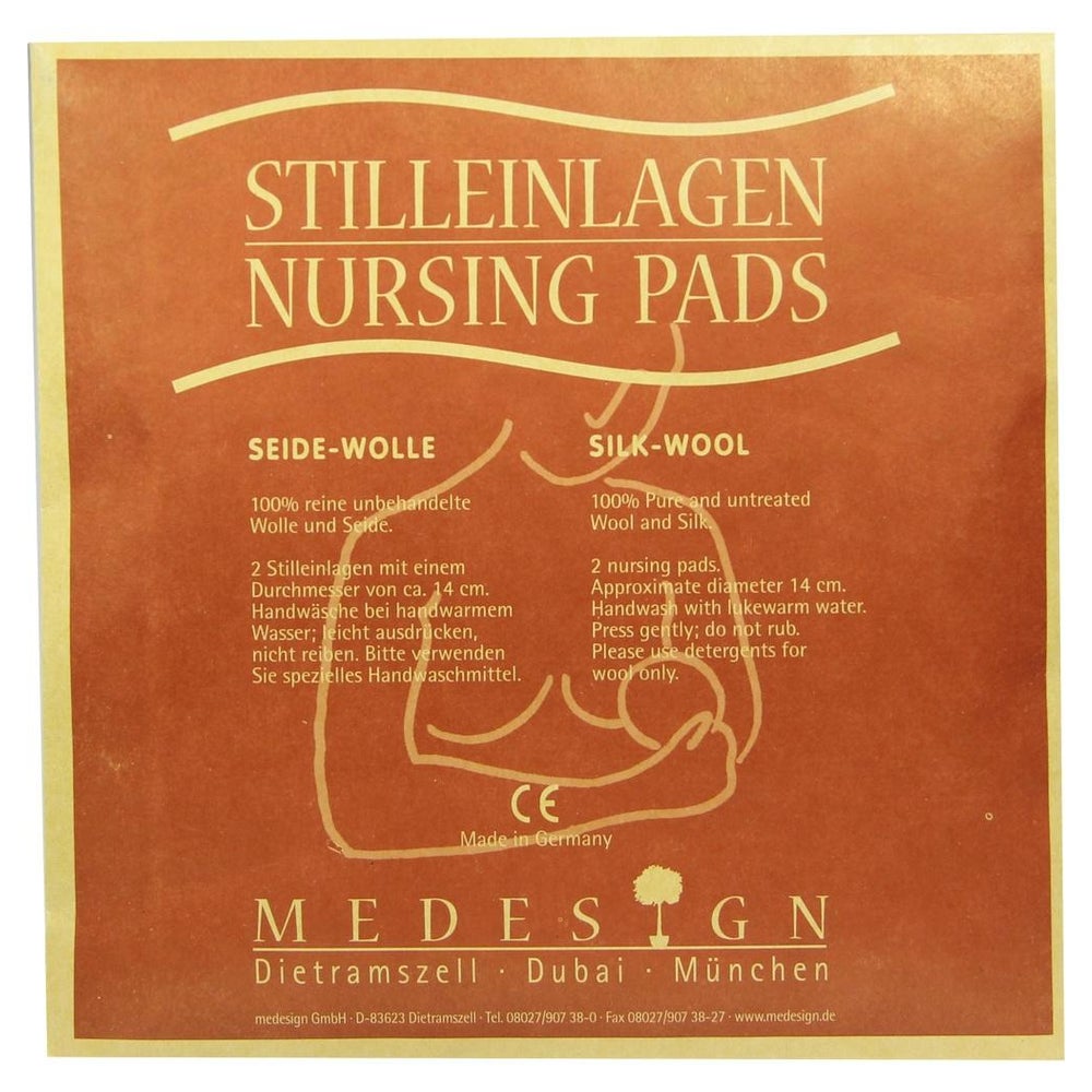 Stilleinlagen Seide/wolle 2 St
