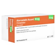 Atorvastatin Accord 10 mg Filmtabletten 100 St