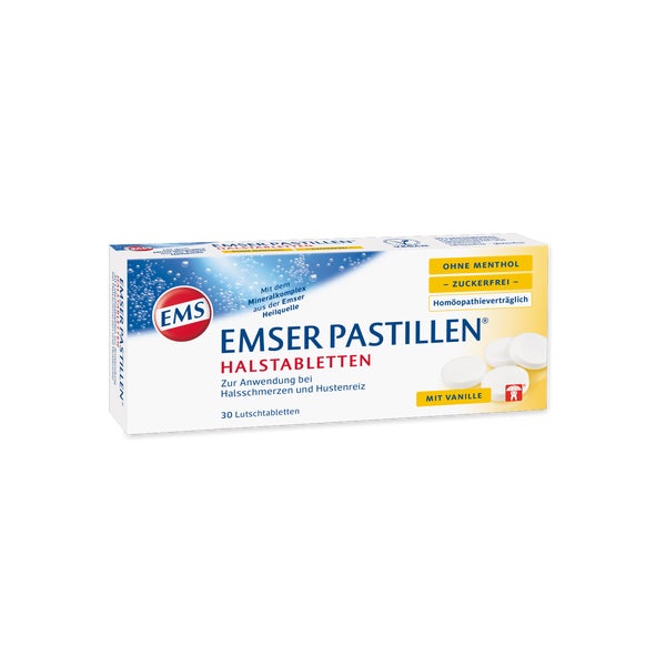 EMS Pastillen ohne Menthol zuckerfrei 30 St
