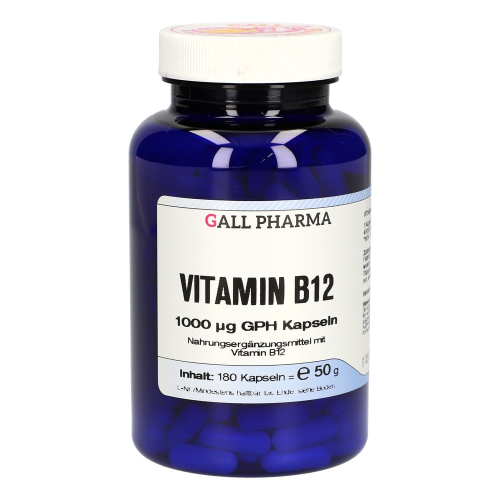 Vitamin B12 1000 µg GPH Kapseln 180 St