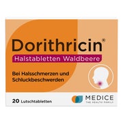 Produktabbildung: Dorithricin Halstabletten Waldbeere 20 St