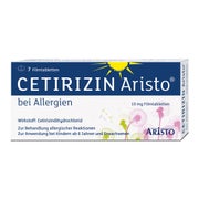 Produktabbildung: Cetirizin Aristo 10 mg Filmtabletten 7 St