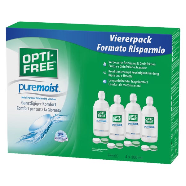 Opti-free Puremoist Multifunktions-desin 4X300 ml