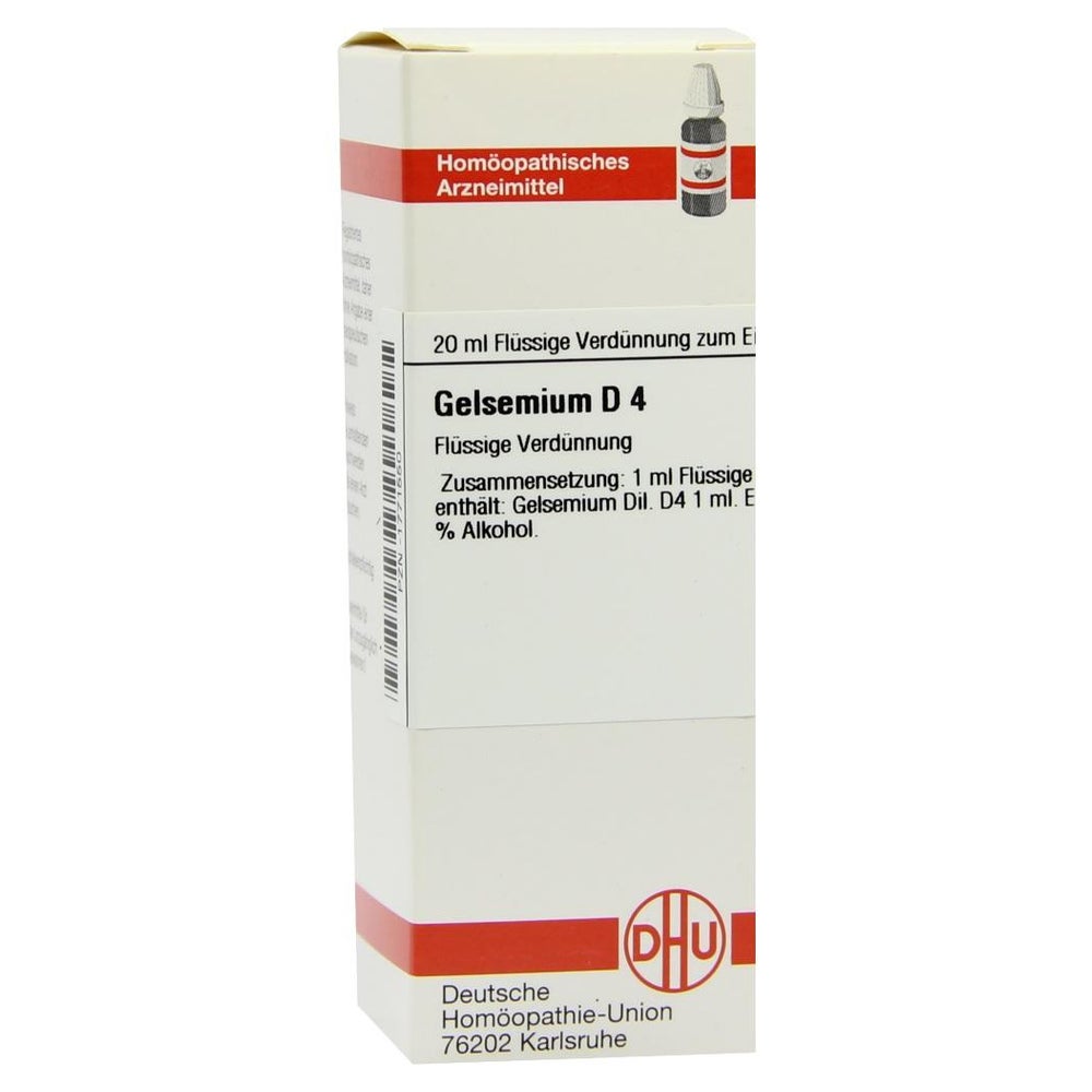 Gelsemium D 4 Dilution 20 ml