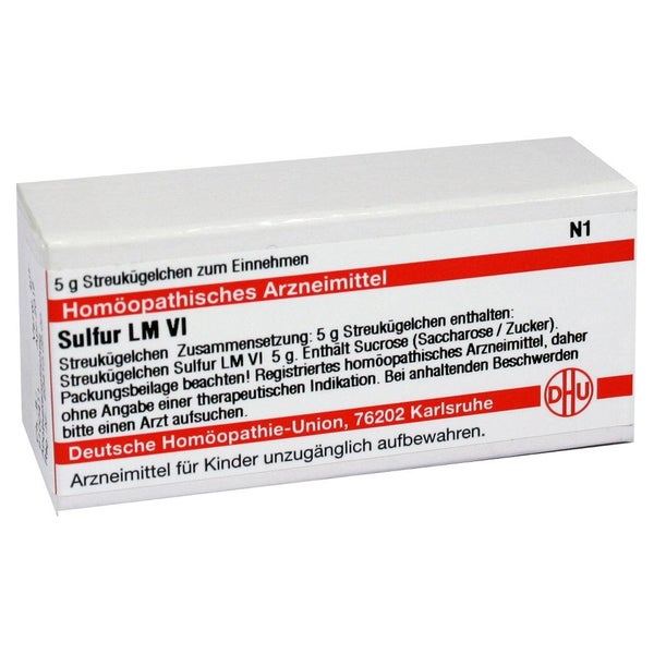 Sulfur LM VI Globuli 5 g