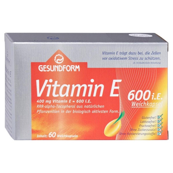 Gesundform Vitamin E 400 mg Kapseln 60 St