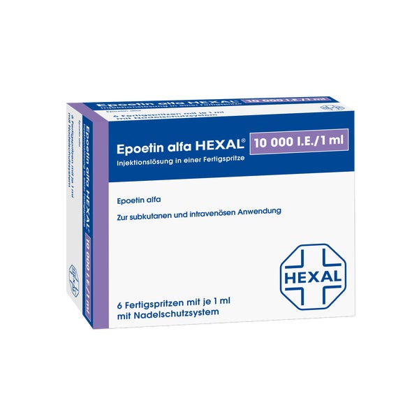 EPOETIN alfa HEXAL 10.000 I.E./1 ml Fertigspritzen 6X1 ml
