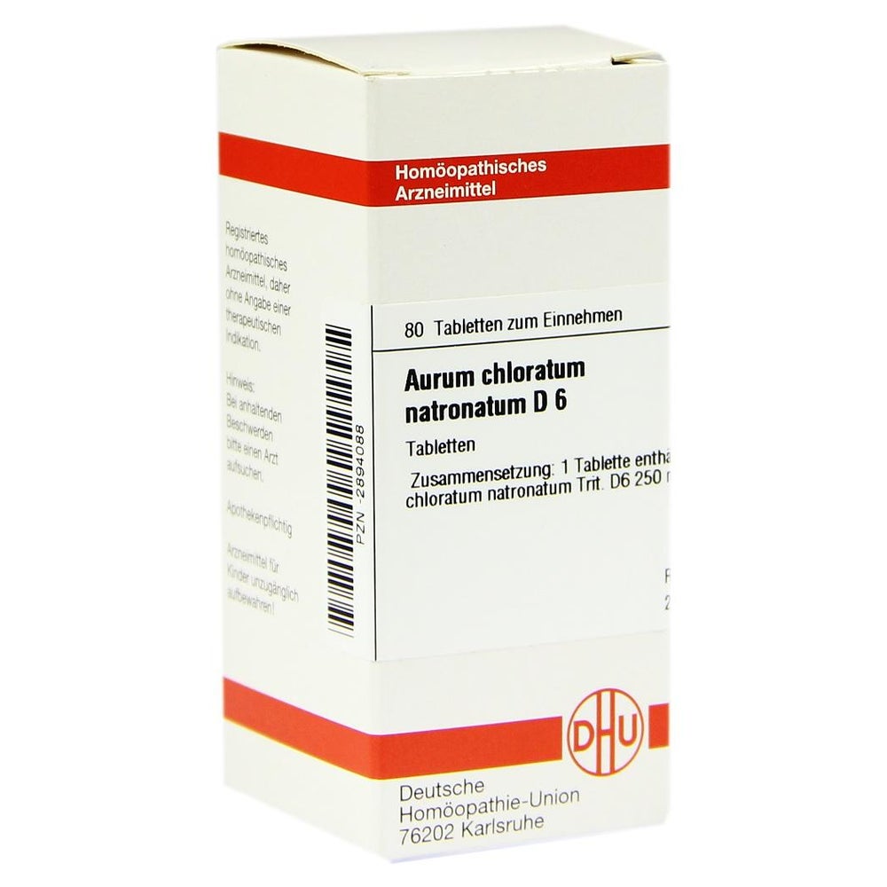 Aurum Chloratum Natronatum D 6 Tabletten 80 St