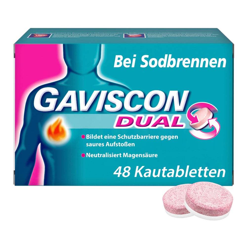 GAVISCON Dual Kautabletten 48 St