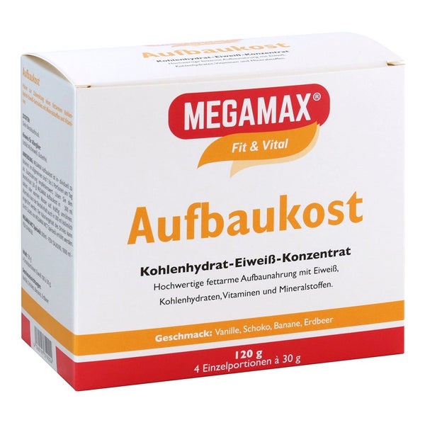 MEGAMAX® Aufbaukost Kombi-Set Einzelportionen 4X30 g